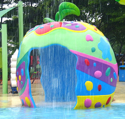 供應兒童戲水小品系列-蘋果屋 供應兒童戲水小品系列-蘋果屋